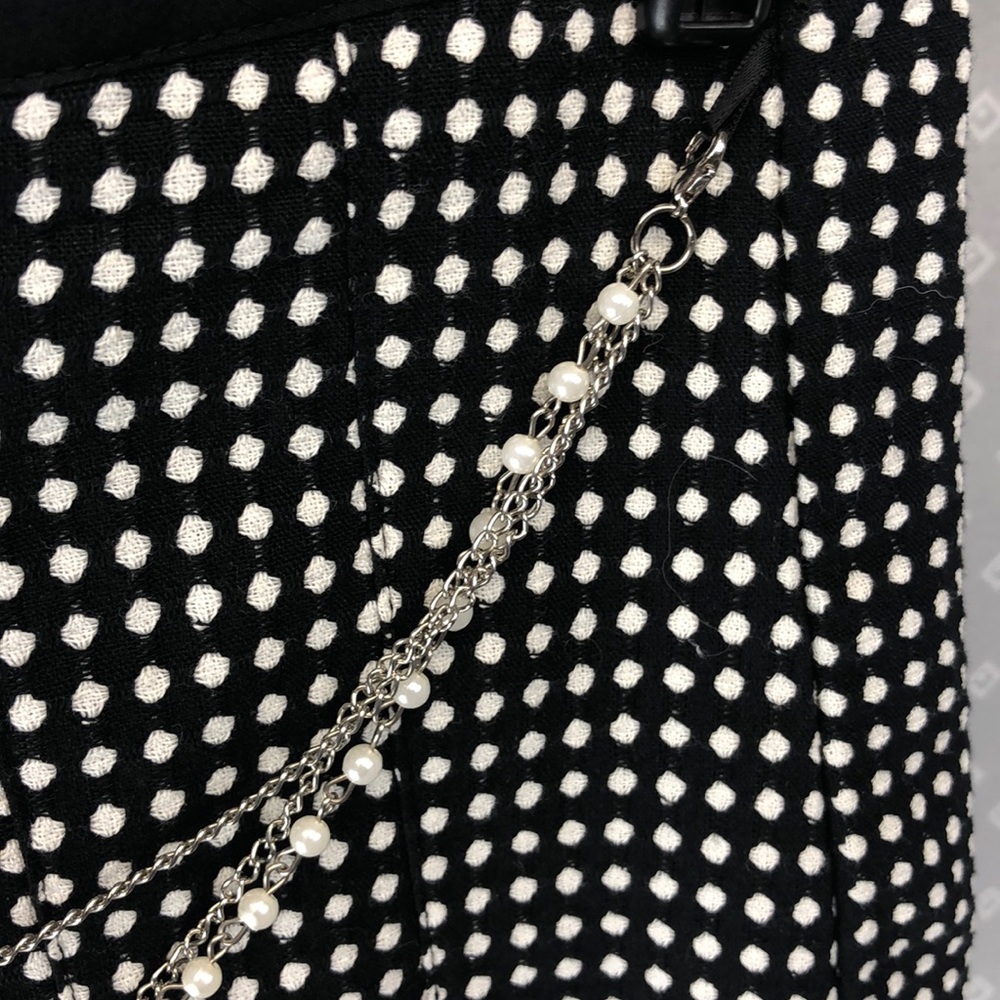 Polka Dot Chain Wrapper Skirt - Picture 4 of 8